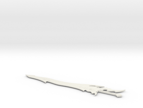 1:6 Miniature Tidus Caladbolg Sword - Final Fantas in White Natural Versatile Plastic