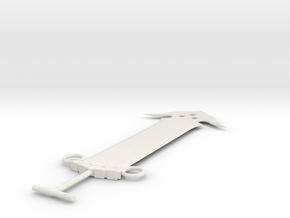 1:6 Miniature Jecht Great Sword - Final Fantasy Di in White Natural Versatile Plastic