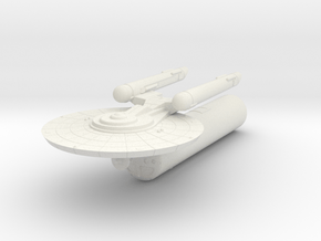 3125 Scale Federation LTT with Carrier Pod WEM in White Natural Versatile Plastic