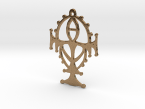 :Shadowsight: Pendant in Natural Brass