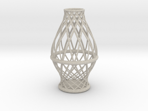 Spiral Vase Medium in Natural Sandstone