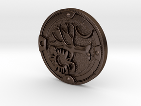 A Plague Tale Medallion in Polished Bronze Steel