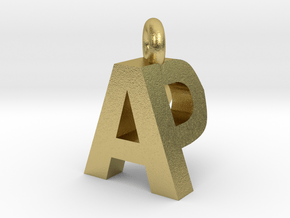 AP pendant top in Natural Brass