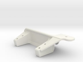 Passenger side diff-Servo mount AR60-Renforced  in White Natural Versatile Plastic