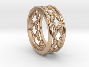 Butterfly Path Ring in 14k Rose Gold