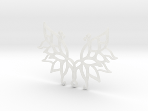 :Wings N Things: Pendant in Tan Fine Detail Plastic