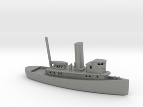 1/700 Scale 100 foot wooden harbor tug Retriever in Gray PA12