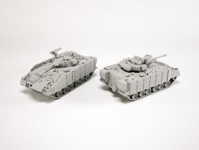 FV510 Warrior IFV Scale: 1:144 in Tan Fine Detail Plastic