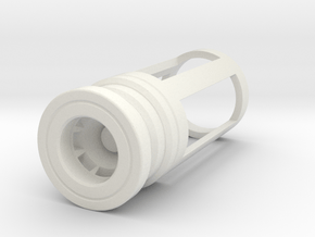 Blade Plug - Vortex in White Natural Versatile Plastic