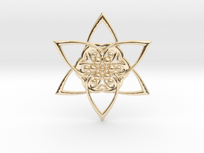 Star in 14K Yellow Gold