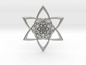 Star in Natural Silver