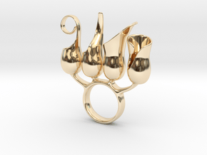 Sculvos  - Bjou Designs in 14k Gold Plated Brass