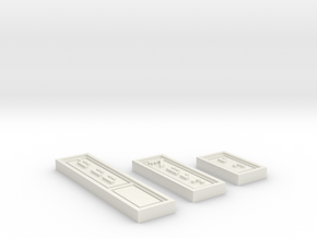 Republic Credit Set in White Natural Versatile Plastic