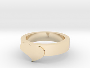 Cute Heart Ring in 14K Yellow Gold