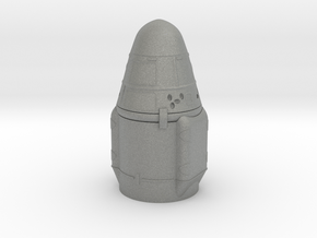 Ultra detailed SpaceX Cargo Dragon Capsule 1/72 sc in Gray PA12