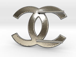 chanel clip in Polished Silver