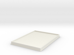 Boardgame Organizer: Standard Card Lid in White Premium Versatile Plastic