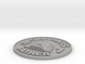 Galaxy's #1 Father Memorial Coin Father's Day Gift in Aluminum
