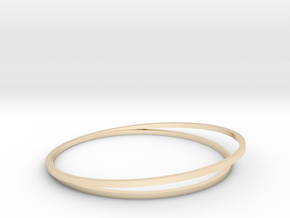 Bangle Hoola Hoop 01 in 14k Gold Plated Brass