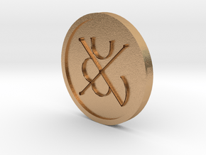 Seal of Mars Coin in Natural Bronze