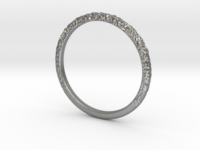 Petite Forged Ring 1.3mm in Natural Silver: 5 / 49