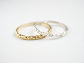 Petite Forged Ring 1.3mm in Natural Brass: 5 / 49