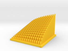Cobb-Douglas Function (CRS) Memo stand in Yellow Processed Versatile Plastic