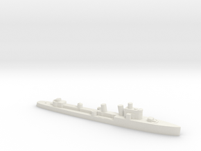 Italian Turbine destroyer WW2 1:3000 in White Natural Versatile Plastic