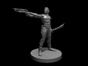 Drow in Smooth Fine Detail Plastic