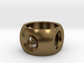 RING SPHERE 2 - SIZE 9 in Natural Bronze