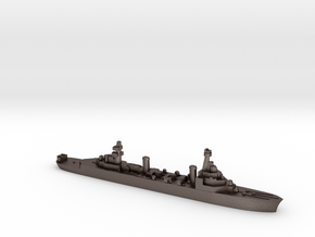 French Pluton minelaying cruiser WW2 1:2400 in Polished Bronzed-Silver Steel