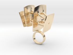 Trusco in 14k Gold Plated Brass