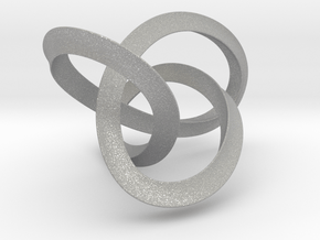 Mobius Figure 8 Knot Pendant - two sizes in Aluminum: Large