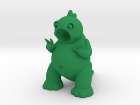 Godric the Tiny Godzilla in Green Processed Versatile Plastic