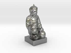 Terracotta Warrior in Natural Silver: Small