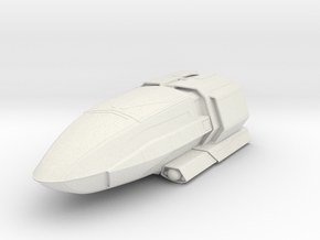 Discovery Shuttlecraft in White Natural Versatile Plastic