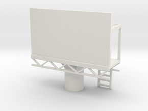 Billboard 1/56 in White Natural Versatile Plastic