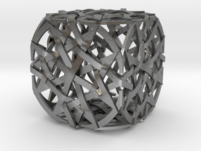 The Quantum Cube in Natural Silver