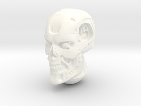 1/18 Terminator head in White Processed Versatile Plastic