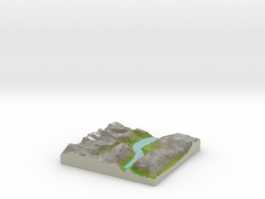 Terrafab generated model Thu Jul 17 2014 15:42:32  in Full Color Sandstone