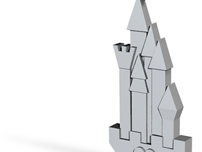 Cute Cosplay Charm - Fairytale Castle in Tan Fine Detail Plastic