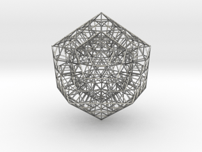 Sierpinski Icosahedral Prism in Natural Silver
