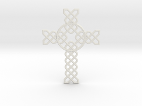Cross in White Natural Versatile Plastic