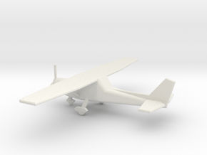 1/160 Scale Cessna 152 in White Natural Versatile Plastic