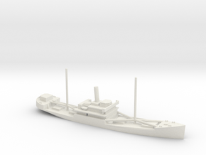 1/700 Scale 4000 ton Wood Cargo Ship Wishkah in White Natural Versatile Plastic