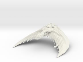 B-1 Bla'S Ri'Ka Bird of Prey V3 in White Natural Versatile Plastic