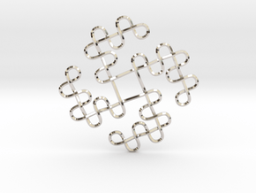 Knots Tetraskelion in Platinum