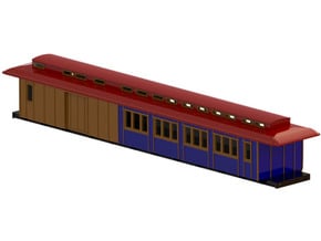 BFo1 model 00 - Swedish passenger wagon in Tan Fine Detail Plastic