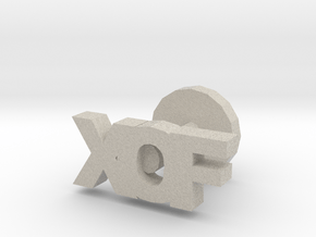 XOF cufflinks in Natural Sandstone