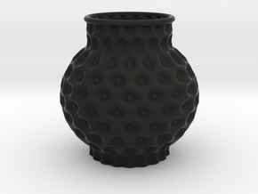 Vase 2017 in Black Natural Versatile Plastic